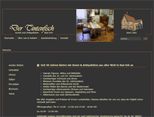 Tablet Screenshot of antiquitaeten-tintenfisch.de